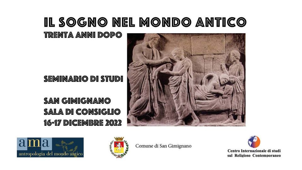 Il sogno nel mondo antico. Trentanni dopo.