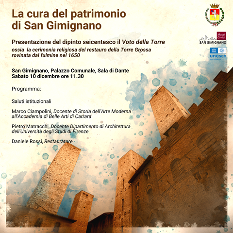 Presentazione del dipinto seicentesco il "Voto della Torre"