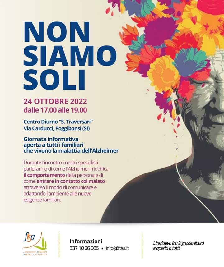#Alzheimer "Non siamo soli" - 2^ incontro informativo