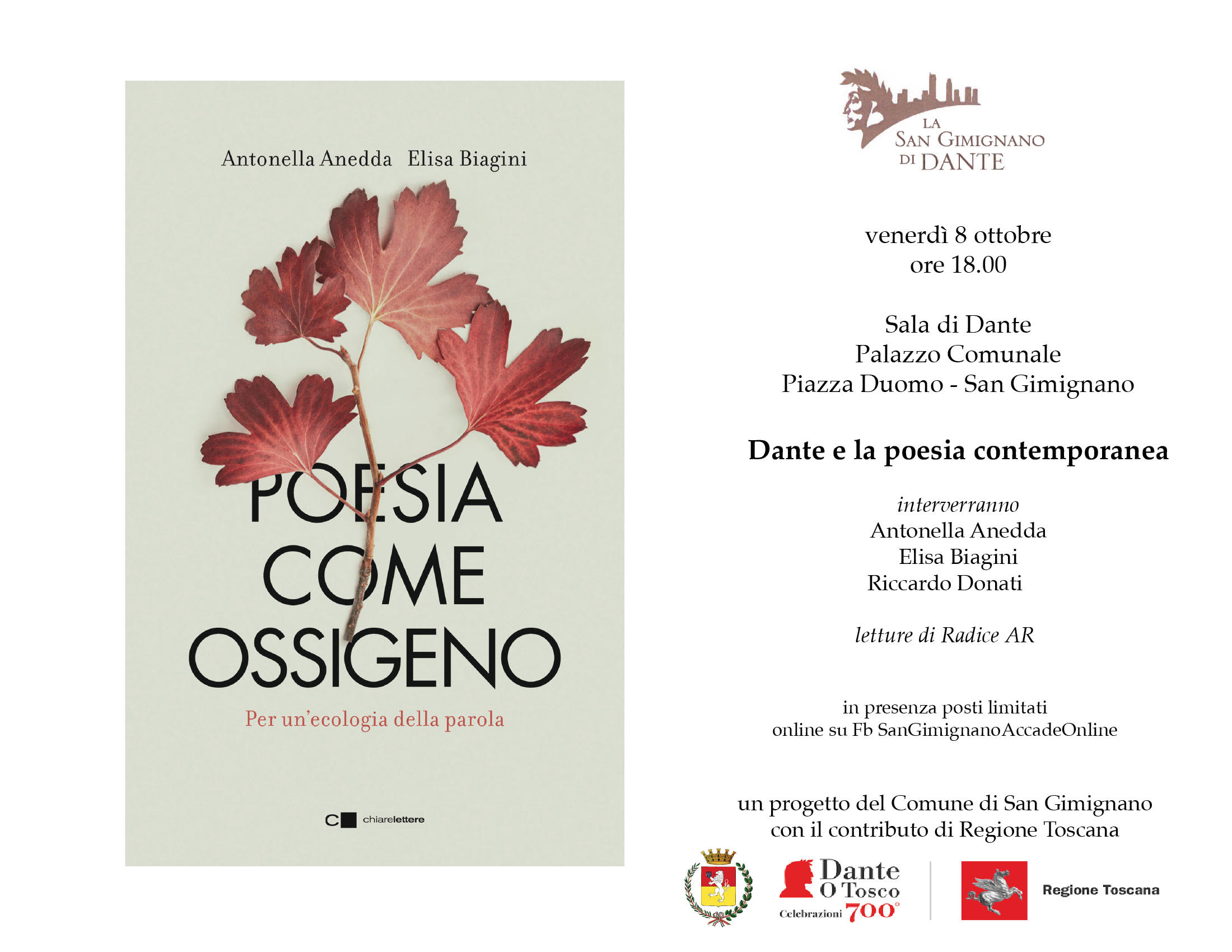 Dante e la POESIA contemporanea