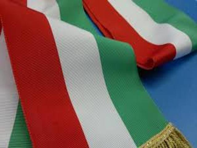 fascia tricolore sindaco